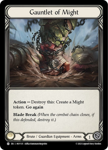 Gauntlet of Might [HVY135] (Heavy Hitters) Cold Foil 