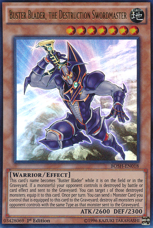 Buster Blader, the Destruction Swordmaster [BOSH-EN018] Ultra Rare 