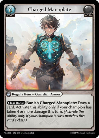 Charged Manaplate (15) [Alchemical Revolution: Starter Decks] 