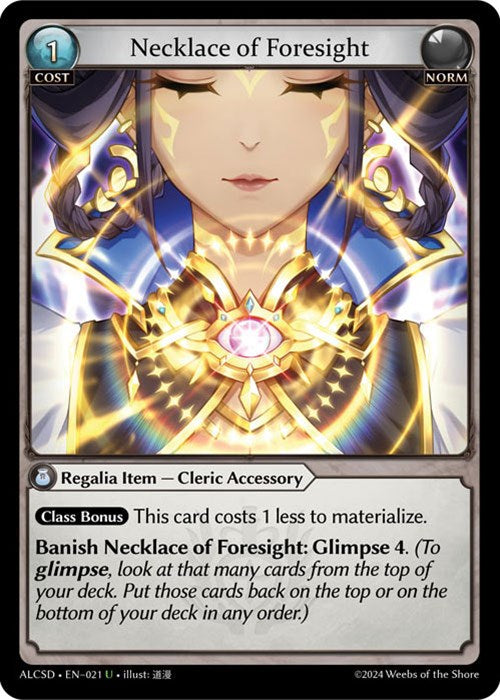 Necklace of Foresight (21) [Alchemical Revolution: Starter Decks]