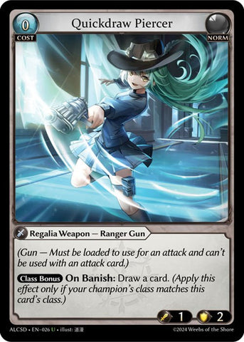Quickdraw Piercer (26) [Alchemical Revolution: Starter Decks] 