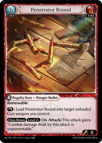 Penetrator Round (31) [Alchemical Revolution: Starter Decks] 