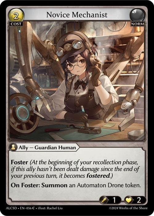 Novice Mechanist (56) [Alchemical Revolution: Starter Decks] 