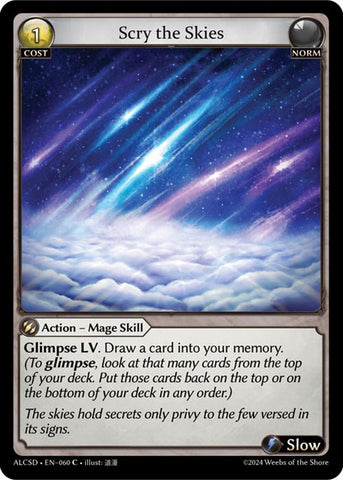 Scry the Skies (60) [Alchemical Revolution: Starter Decks] 