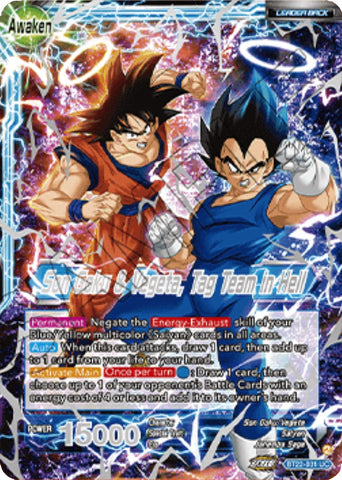 Son Goku // Son Goku &amp; Vegeta, Tag Team in Hell (2023 Championship Finals) (BT22-031) [Tournament Promotion Cards] 