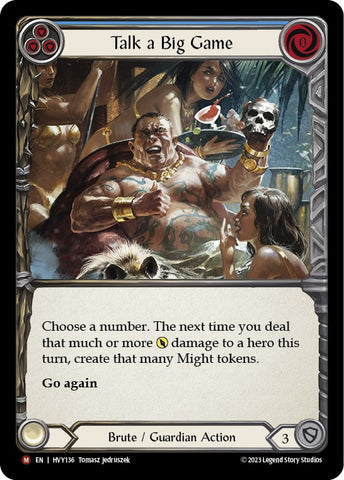 Talk a Big Game [HVY136] (Heavy Hitters) Rainbow Foil 