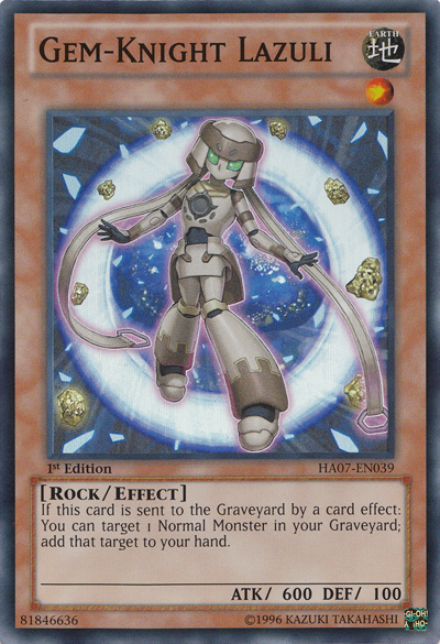 Gem-Knight Lazuli [HA07-EN039] Super Rare 