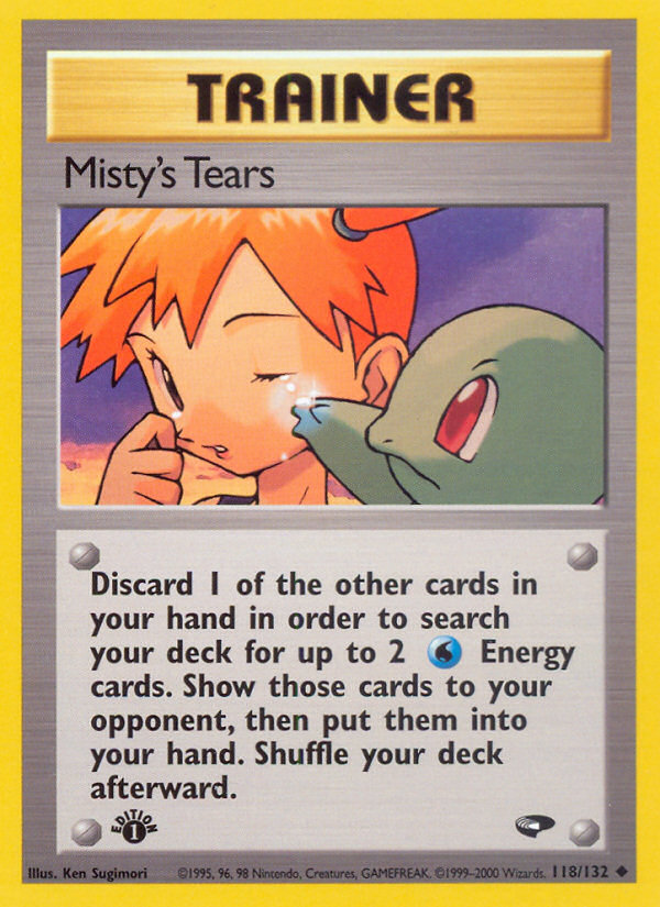 Misty's Tears (118/132) [Gym Challenge 1st Edition] 