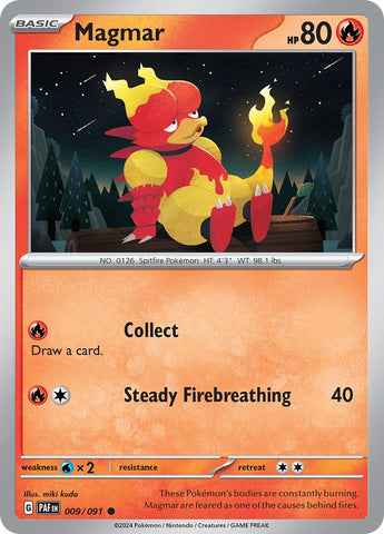 Magmar (009/091) [Scarlet &amp; Violet: Paldean Fates] 