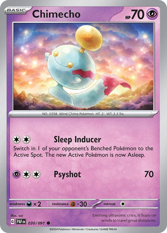Chimecho (030/091) [Scarlet &amp; Violet: Paldean Fates] 
