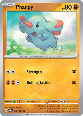 Phanpy (048/091) [Scarlet &amp; Violet: Paldean Fates] 