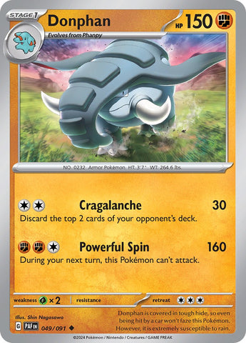Donphan (049/091) [Scarlet &amp; Violet: Paldean Fates] 