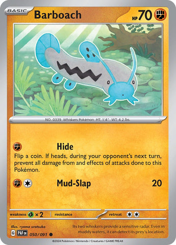 Barboach (050/091) [Scarlet &amp; Violet: Paldean Fates] 