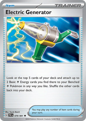 Electric Generator (079/091) [Scarlet &amp; Violet: Paldean Fates] 