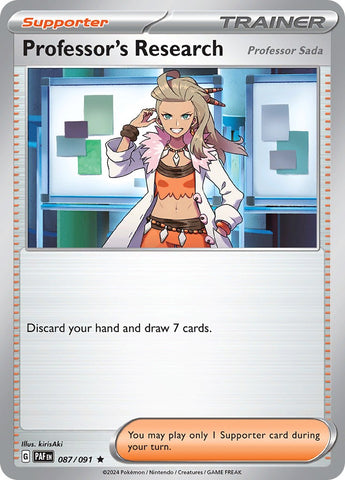 Professor's Research (087/091) [Scarlet &amp; Violet: Paldean Fates] 