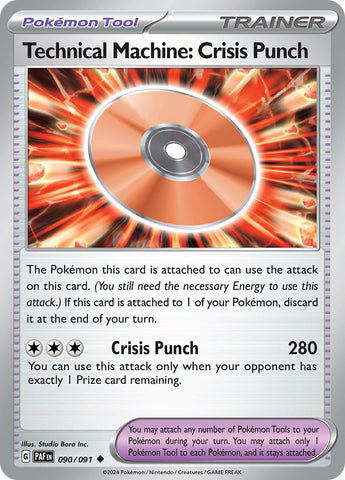 Technical Machine: Crisis Punch (090/091) [Scarlet &amp; Violet: Paldean Fates] 