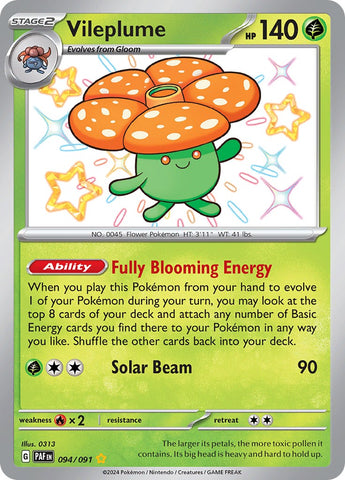 Vileplume (094/091) [Scarlet &amp; Violet: Paldean Fates] 