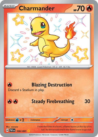 Charmander (109/091) [Scarlet &amp; Violet: Paldean Fates] 