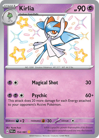 Kirlia (154/091) [Scarlet &amp; Violet: Paldean Fates] 