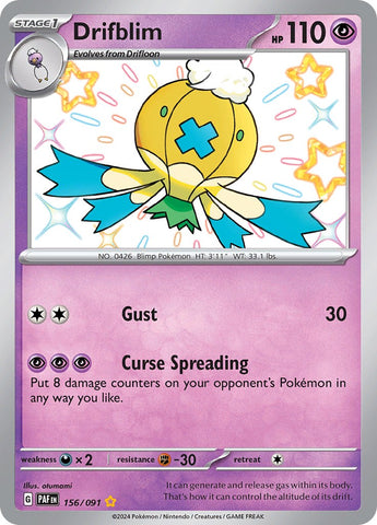 Drifblim (156/091) [Scarlet &amp; Violet: Paldean Fates] 