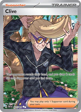 Clive (227/091) [Scarlet &amp; Violet: Paldean Fates] 