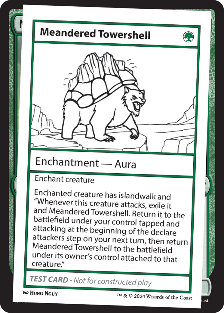 Meandered Towershell [Mystery Booster 2 Playtest Cards] 