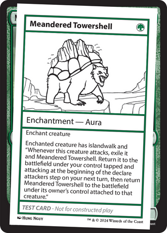 Meandered Towershell [Mystery Booster 2 Playtest Cards] 