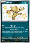 Sableye (184/091) [Scarlet &amp; Violet: Paldean Fates] 