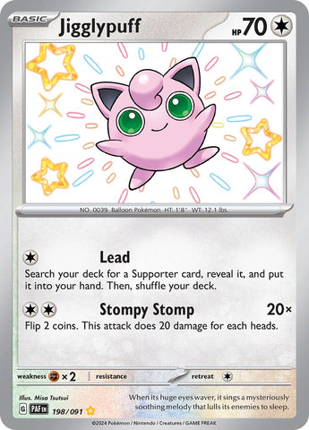 Jigglypuff (198/091) [Scarlet &amp; Violet: Paldean Fates] 