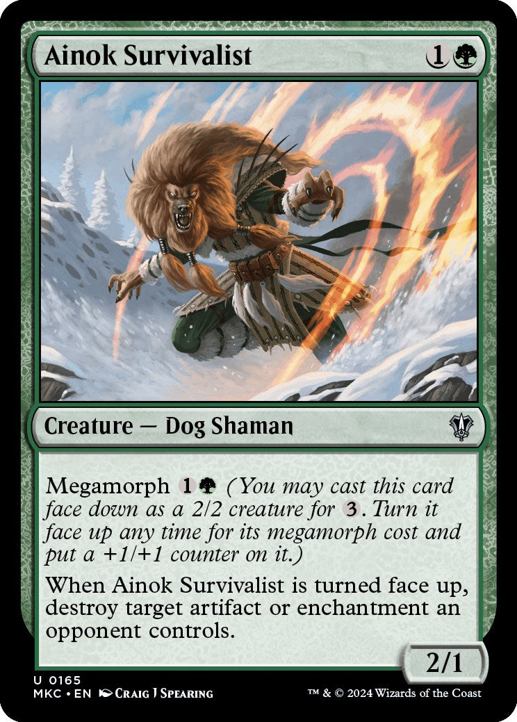 Ainok Survivalist [Murders at Karlov Manor Commander] 