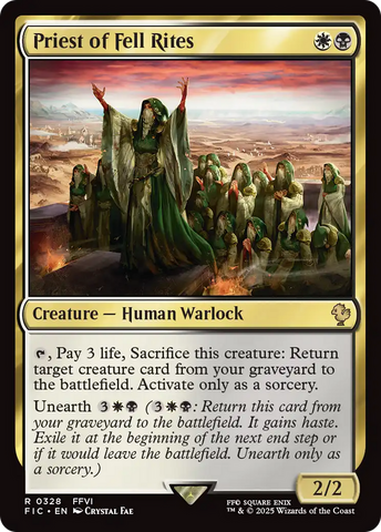 Priest of Fell Rites [FINAL FANTASY Commander] 