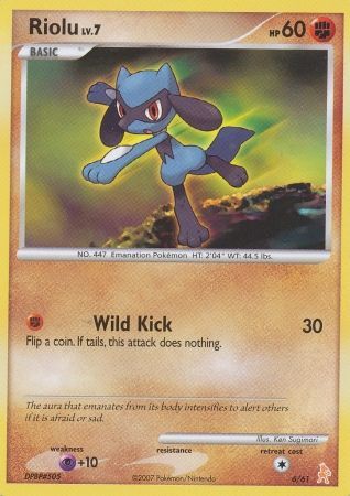Riolu (6/61) [Diamond &amp; Pearl: Trainer Kit - Lucario] 