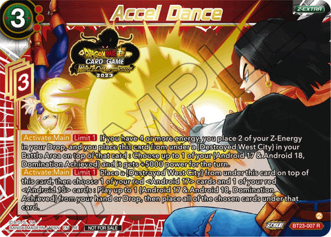 Accel Dance (2023 World Championship Z-Extra Card Set) (BT23-007) [Tournament Promotion Cards] 