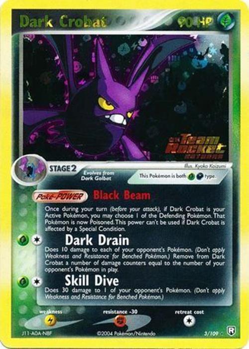 Dark Crobat (3/109) (Stamped) [EX: Team Rocket Returns] 