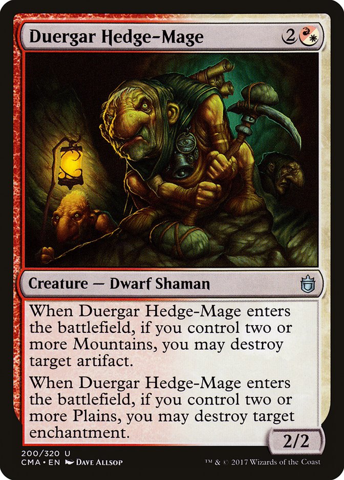 Duergar Hedge-Mage [Commander Anthology] 