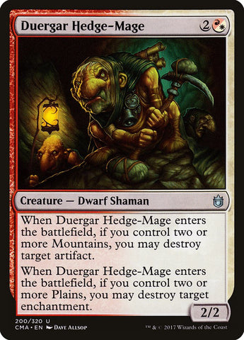 Duergar Hedge-Mage [Commander Anthology] 