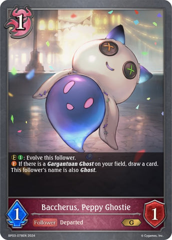 Baccherus, Peppy Ghostie (BP03-078EN) [Flame of Laevateinn] 