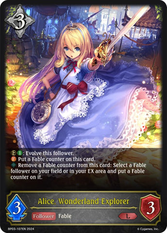 Alice, Wonderland Explorer (BP03-107EN) [Flame of Laevateinn] 