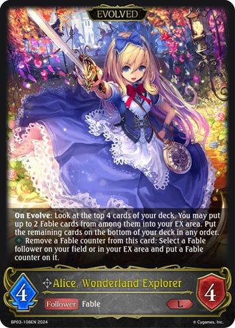 Alice, Wonderland Explorer (BP03-108EN) [Flame of Laevateinn] 