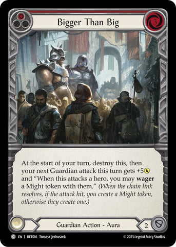 Bigger Than Big (Red) [BET016] (Heavy Hitters Betsy Blitz Deck) 