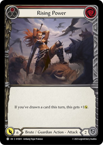 Rising Power (Red) [KYO011] (Heavy Hitters Kayo Blitz Deck) 