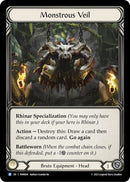 Monstrous Veil [RNR004] (Rhinar Hero Deck) 