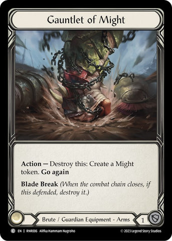 Gauntlet of Might [RNR006] (Rhinar Hero Deck) 