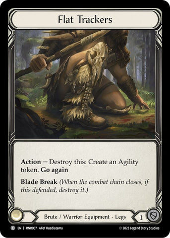 Flat Trackers [RNR007] (Rhinar Hero Deck) 