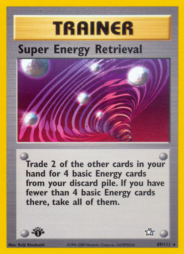 Super Energy Retrieval (89/111) [Neo Genesis 1st Edition] 