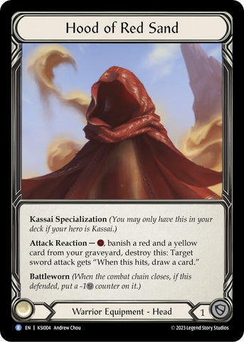 Hood of the Red Sand [KSI004] (Heavy Hitters Kassai Blitz Deck) 