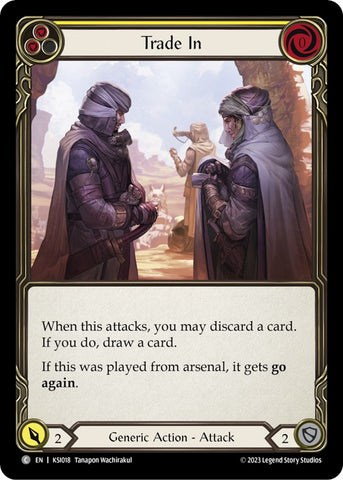 Trade In (Yellow) [KSI018] (Heavy Hitters Kassai Blitz Deck) 