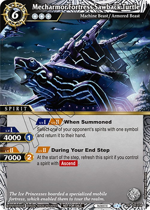 Mecharmor Fortress Sawback Turtle (Tournament Pack Vol. 4) (PR-038) [Launch &amp; Event Promos] 