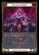 Ravenous Rabble (Red) [FAB190] (Promo) Rainbow Foil 