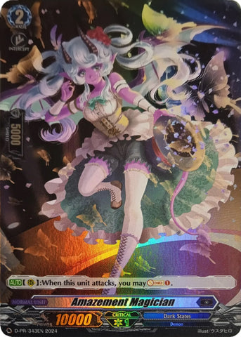 Amazement Magician (Foil) (D-PR/343EN) [D Promo Cards] 